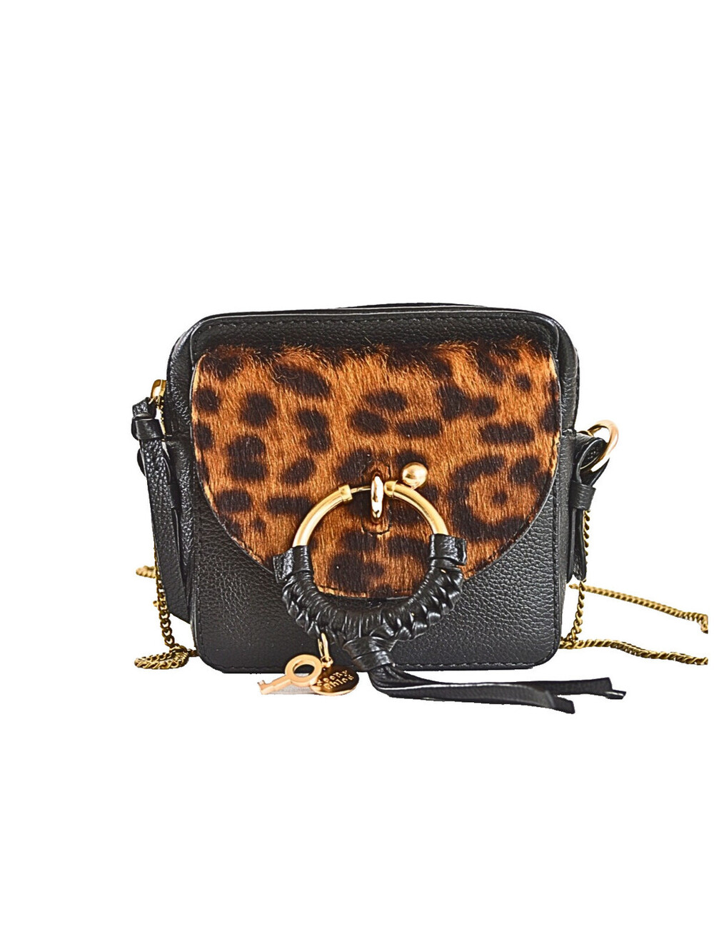 See By Chloe Hana Crossbody Handbag  Leopard Calf Hair New Without Tags